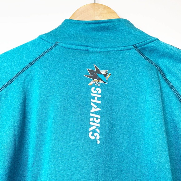 San Jose Sharks Blue Full Zip Jacket 2XL NWT - Picture 4 of 7